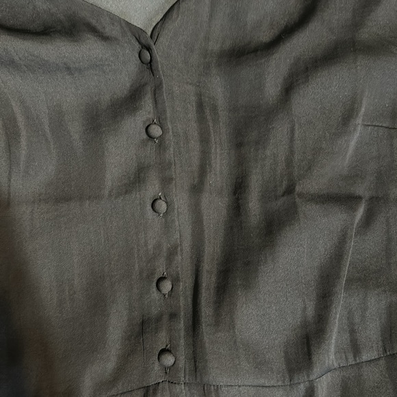 Black womens long sleeve tunic - Picture 4 of 5